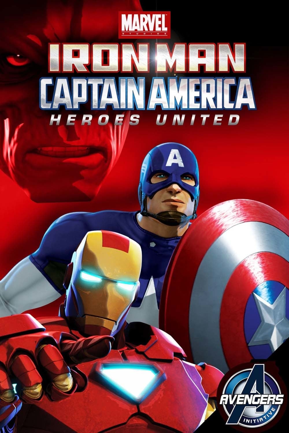 Demir Adam ve Kaptan Amerika: Heroes United film afişi