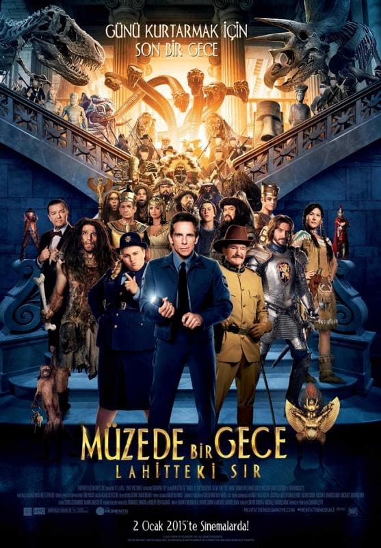 Müzede Bir Gece 3: Lahitteki Sır film afişi