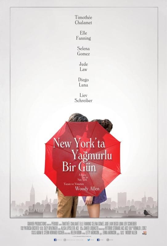 New York’ta Yağmurlu Bir Gün film afişi