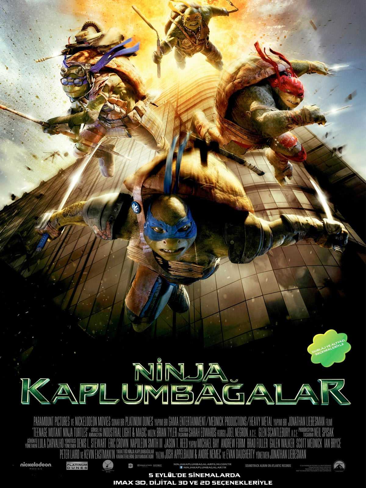 Ninja Kaplumbağalar film afişi
