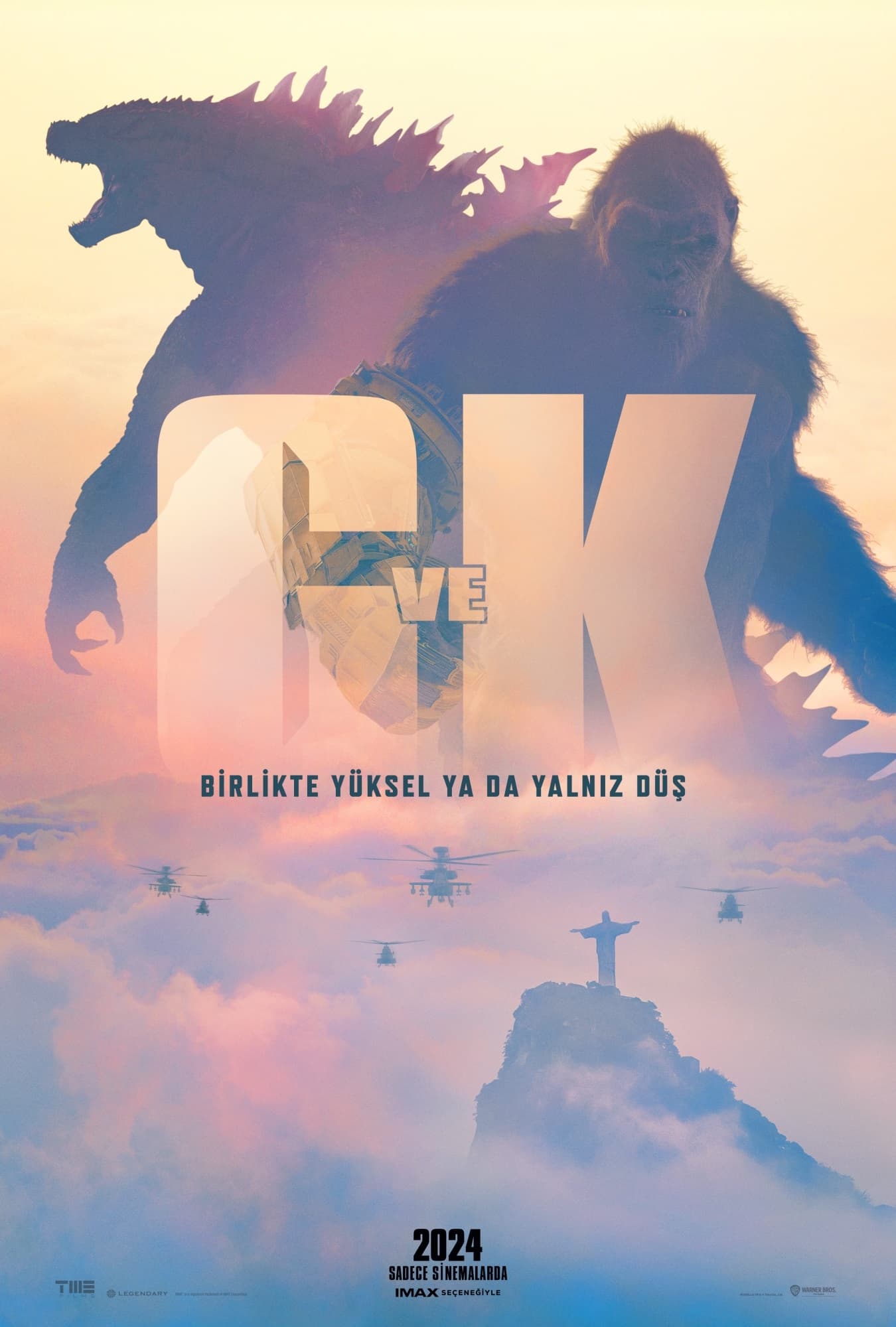 Godzilla ve Kong: Yeni İmparatorluk film afişi